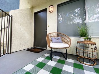 Private balcony or patio